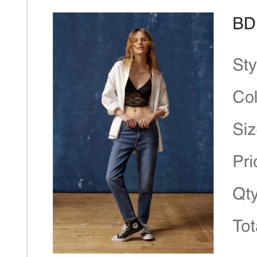 BDG urban outfitters denim jeans size 25
